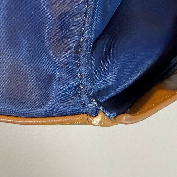 Giani Bernini Nylon Foldable Packable Striped Print Travel Tote Shoulder Bag - Picture 5 of 16